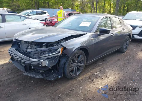 2023 Acura Tlx A-Spec Package z USA, uszkodzony, nr VIN 19UUB6F55PA002303